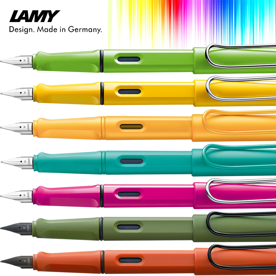 Lamy Safari Füllhalter - farbenvielfalt